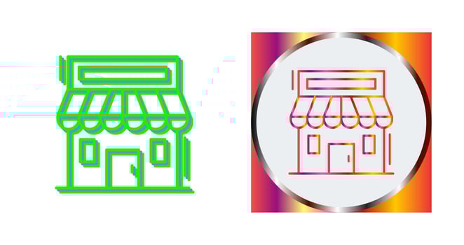 Retail Place Vector Icon