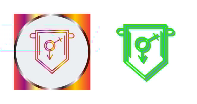 College Fraternity Vector Icon