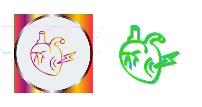 Heart Attack Vector Icon