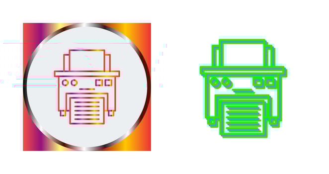 Printer Vector Icon