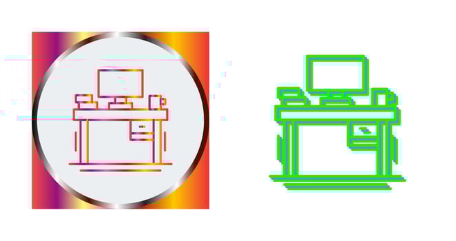 Desk Vector Icon
