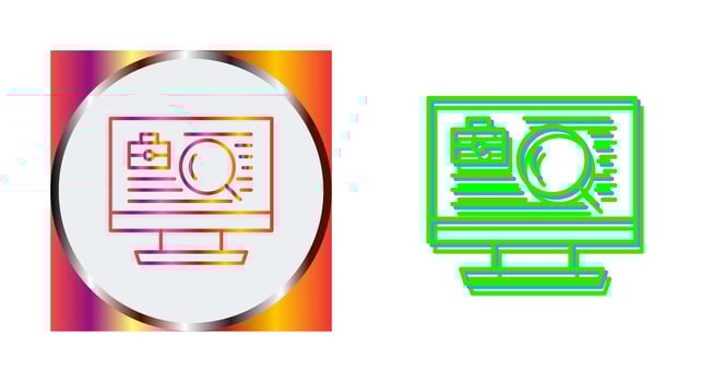 Job Search Vector Icon