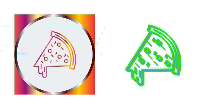 Pizza Slice Vector Icon