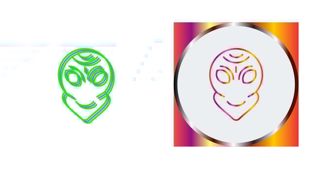 Alien Vector Icon