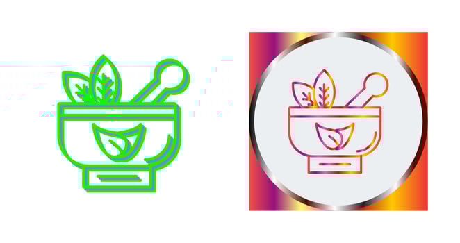 Ayurvedic Vector Icon