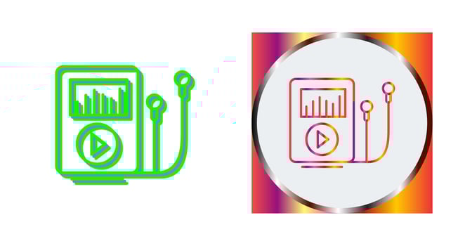 Music Player Vector Icon