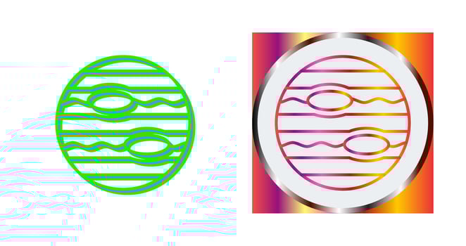 Neptune Vector Icon