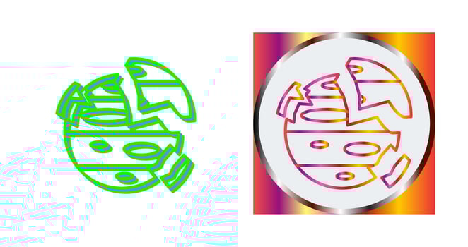 Destroyed Vector Icon