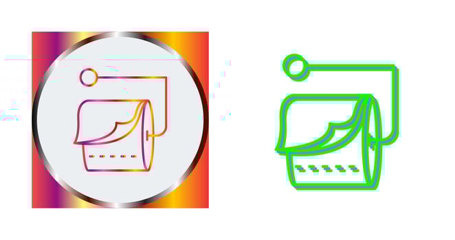Tissue Roll Vector Icon