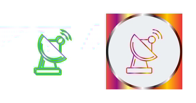 Radar Vector Icon