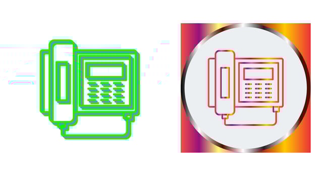 Telephone Vector Icon