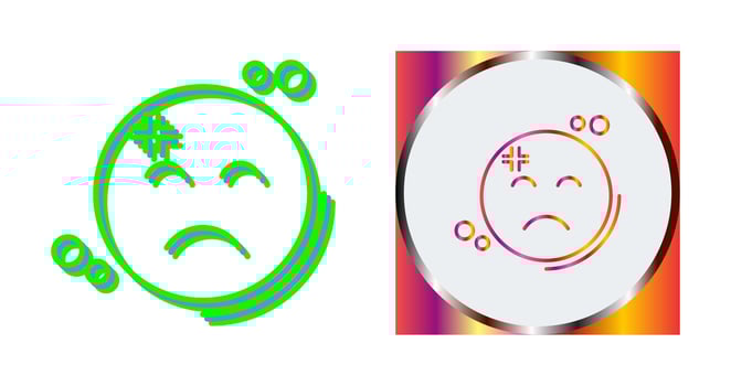 Dissapointment Vector Icon