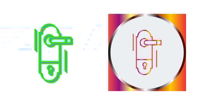 Doorknob Vector Icon
