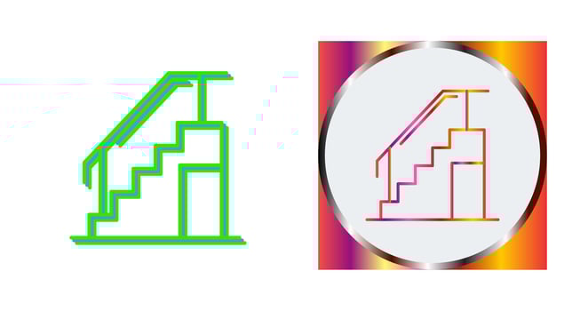 Stairs Vector Icon
