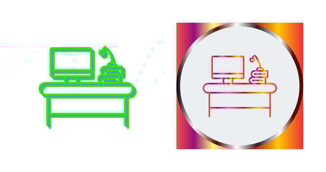 Desktop Vector Icon