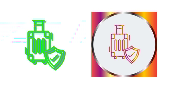 Travel Protection Vector Icon
