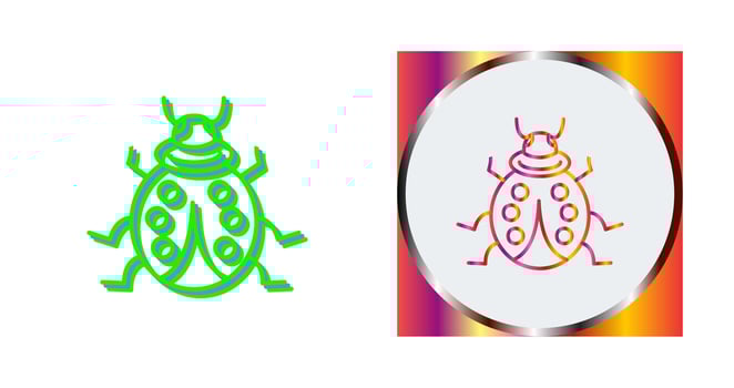 Ladybug Vector Icon