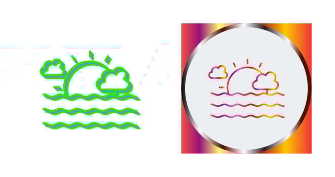 Sea Vector Icon