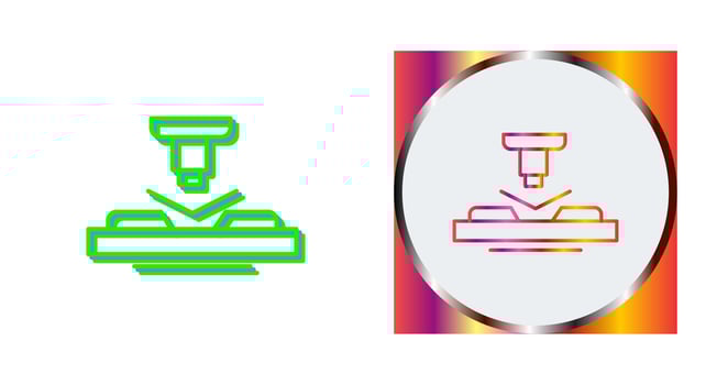 Press Vector Icon