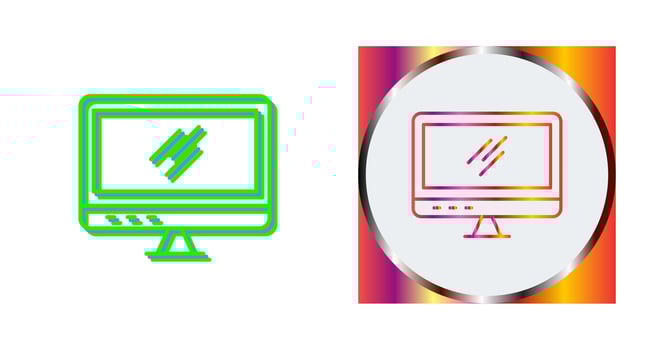 Screen Vector Icon