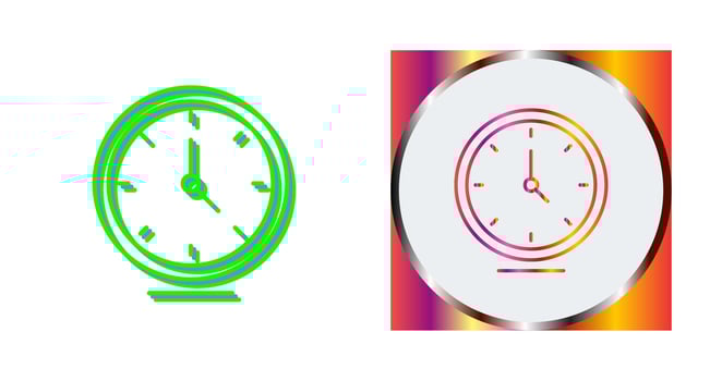 Clock Vector Icon