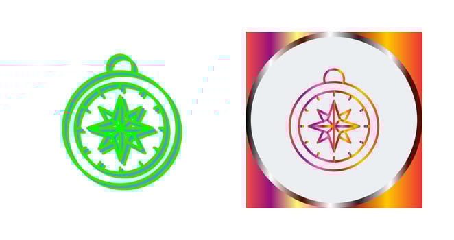 Compass Vector Icon