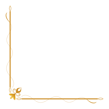 Gold vintage baroque corner ornament retro pattern antique style acanthus. Decorative design element filigree calligraphy. You can use for wedding decoration of greeting card and laser cutting. png