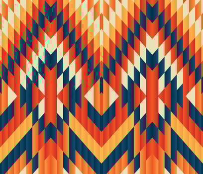 Native pattern american tribal indian ornament pattern geometric ethnic textile texture tribal aztec pattern navajo mexican fabric seamless Vector decoration fashion