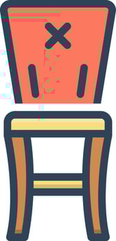 color icon for nobody vector