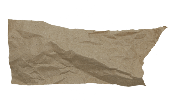 a sheet of paper torn to pieces on transparent background png file