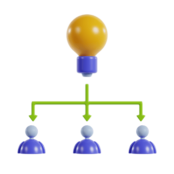 3d illustration of motivation icons png