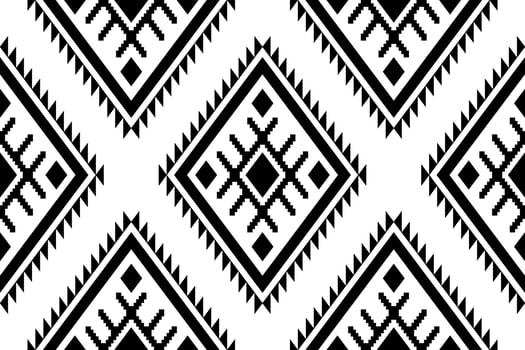 Nature vintages cross stitch traditional ethnic pattern paisley flower Ikat background abstract Aztec African Indonesian Indian seamless pattern for fabric print cloth dress carpet curtains and sarong vector