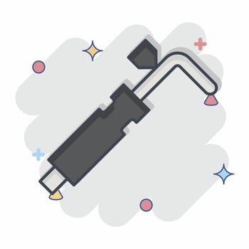 Icon Equipment. related to Welder Equipment symbol. comic style. simple design editable. simple illustration vector