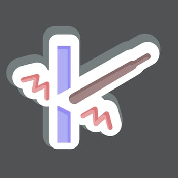 Sticker Welding. related to Welder Equipment symbol. simple design editable. simple illustration vector
