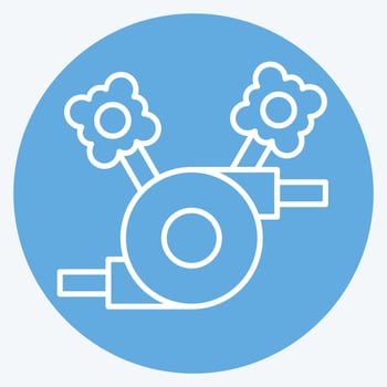 Icon Equipment 1. related to Welder Equipment symbol. blue eyes style. simple design editable. simple illustration vector