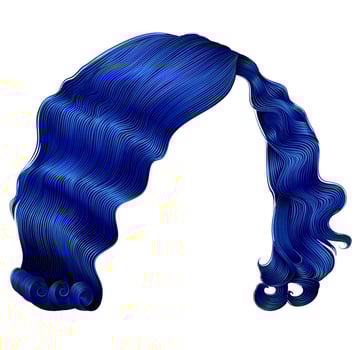woman short  hairs dark blue . fashion beauty retro style . realistic  3d . vector