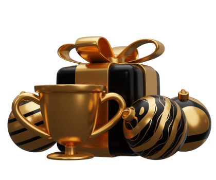 trophy cup christmas gift png