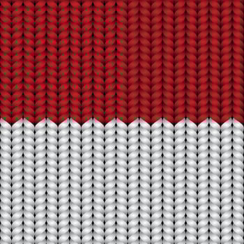 National flag braided rope vector