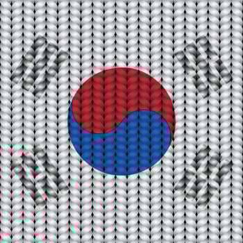 National flag braided rope vector