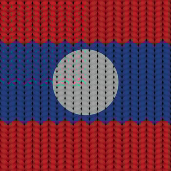 National flag braided rope vector