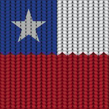 National flag braided rope vector