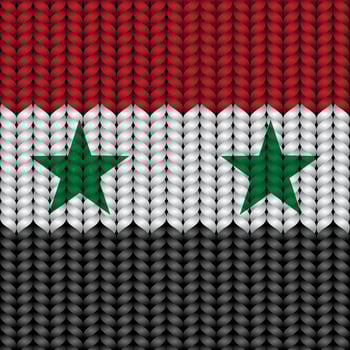 National flag braided rope vector