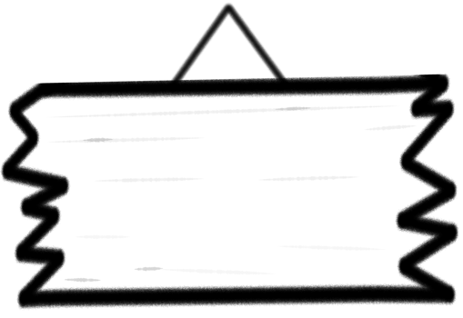 blank hanging sign png