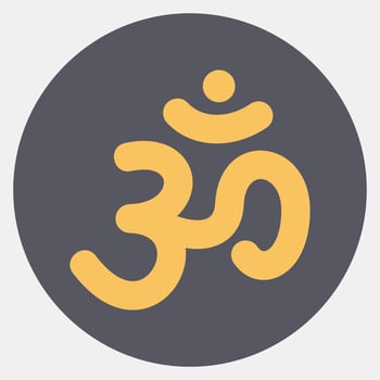 Icon hindu. Diwali celebration elements. Icons in color mate style. Good for prints, posters, logo, decoration, infographics, etc. vector