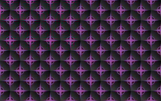 Luxury geometric abstract black background texture with neon light vector