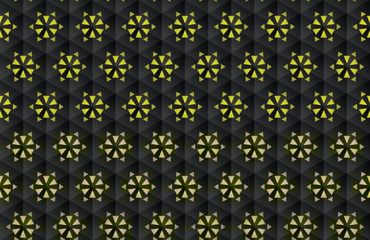 Luxury geometric abstract black background texture with neon light vector