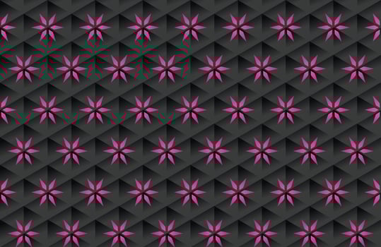Luxury geometric abstract black background texture with neon light vector