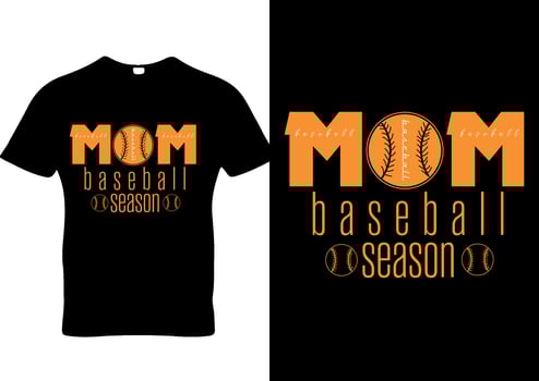 Super Baseball season t-shirt design super mom baseball season vector