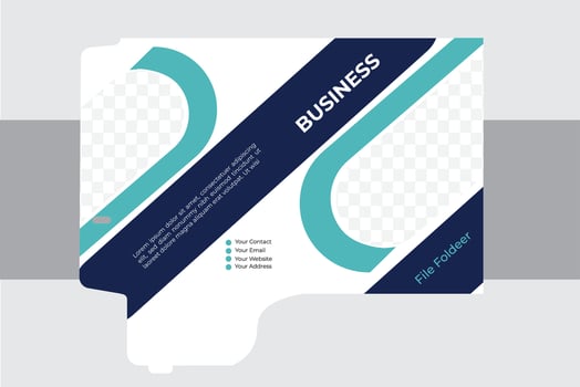 Official File Folder Design Template vector