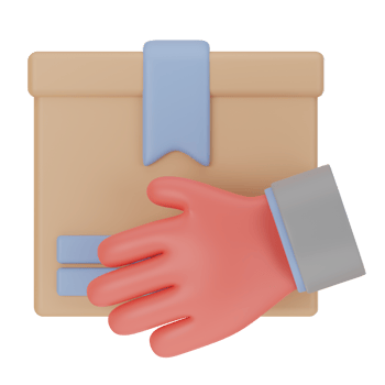 Delivery package 3D icon png